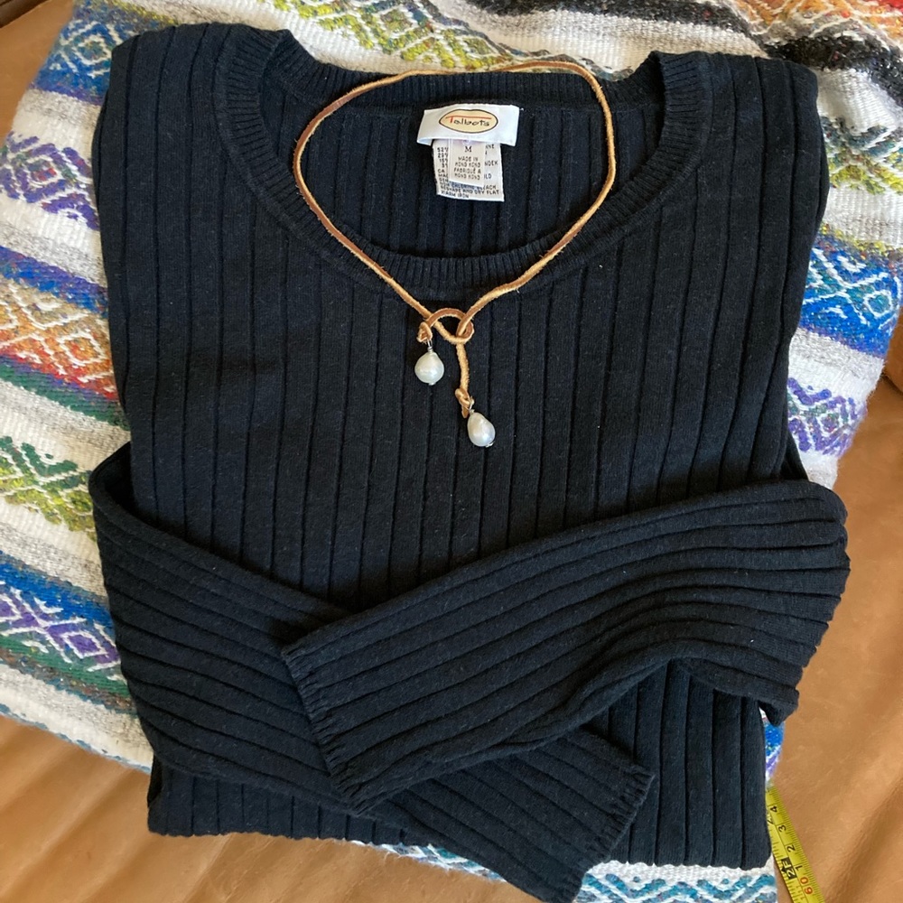 Talbots Vintage Black Tee